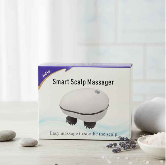Smart Electric Scalp Massager With Soft Silicone Massage Heads