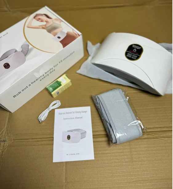 Heated Waist Massager Belt | Rechargeable Slimming & Fat Burning Belt for Weight Loss & Pain Relief