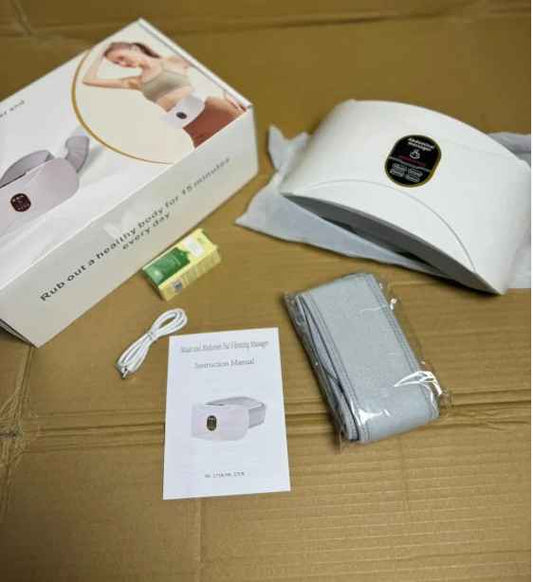 Heated Waist Massager Belt | Rechargeable Slimming & Fat Burning Belt for Weight Loss & Pain Relief